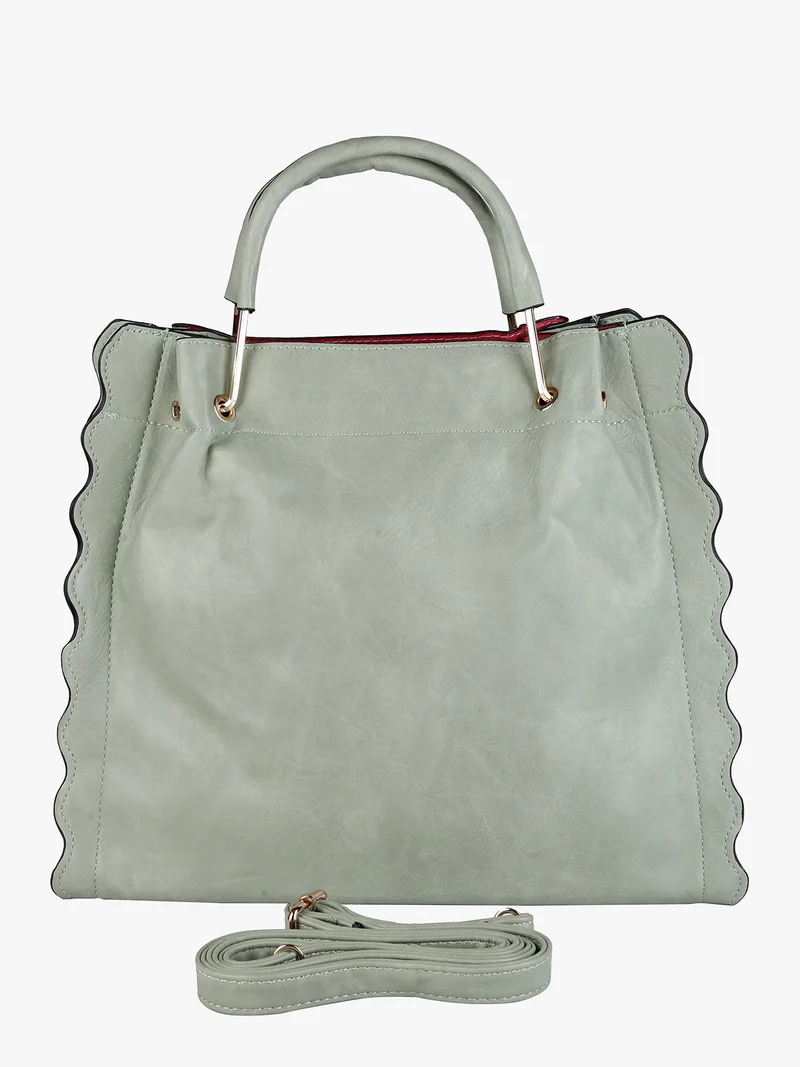 Borsa donna rigida - acqua marina
