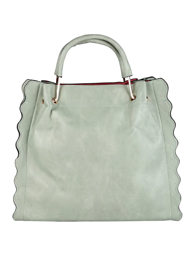Borsa donna rigida - acqua marina