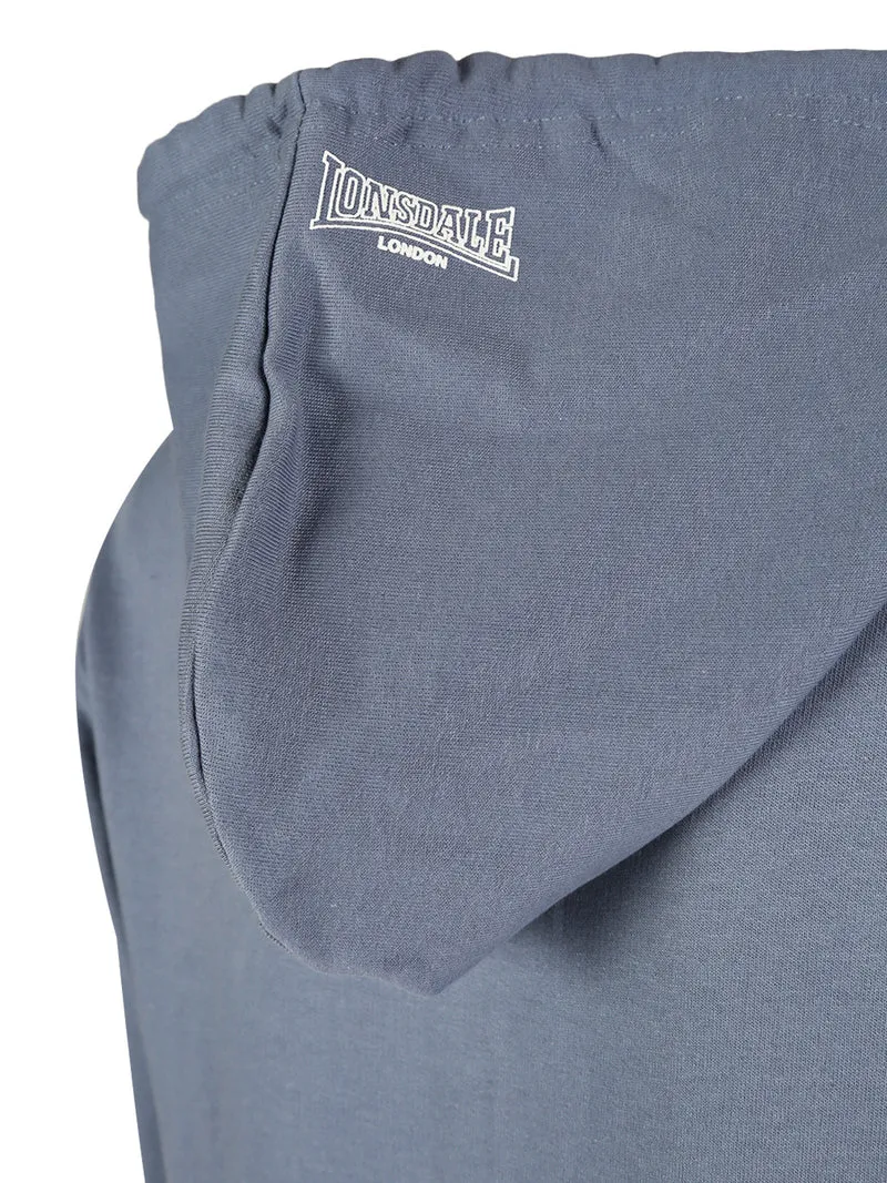 Completo tuta da donna 2 pezzi con cappuccio e zip - cielo