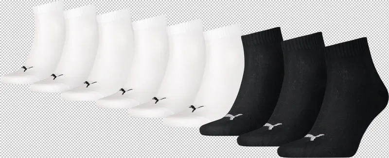 PUMA Plain Sneaker Trainer Socken 3er-Pack