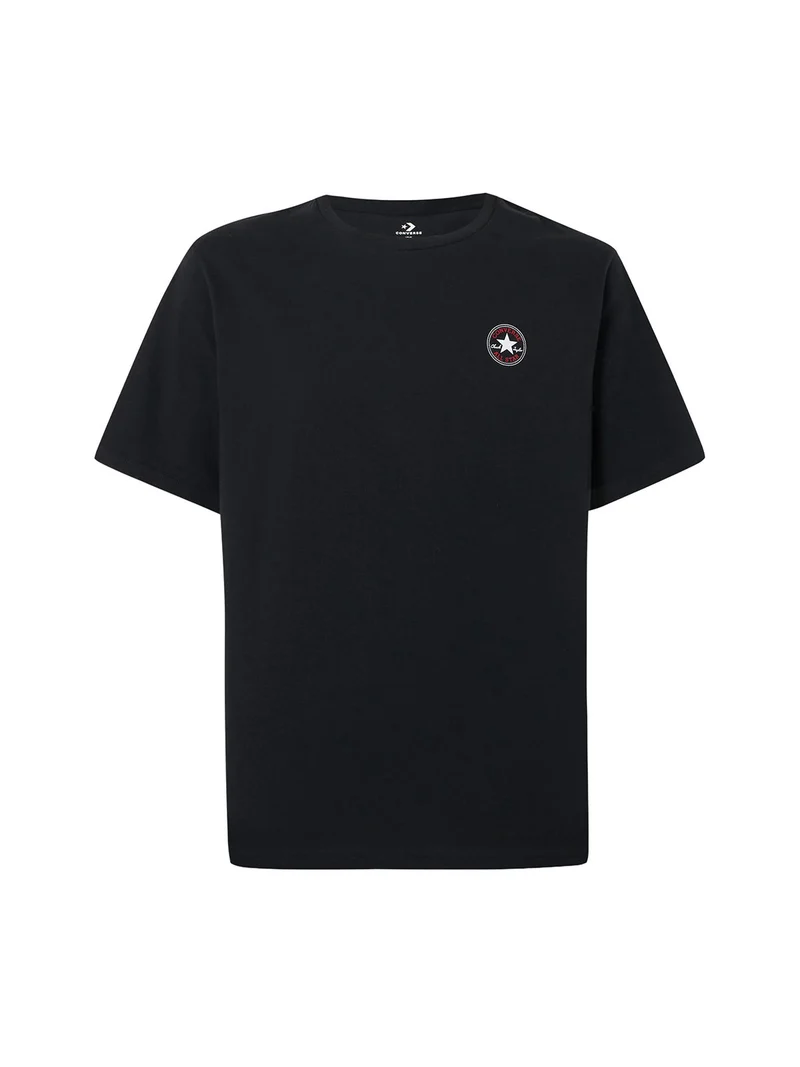 CORE CHUCK PATCH TEE t-shirt uomo in cotone con logo - nero