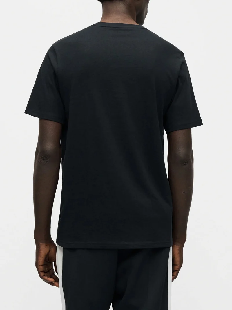 CORE CHUCK PATCH TEE t-shirt uomo in cotone con logo - nero
