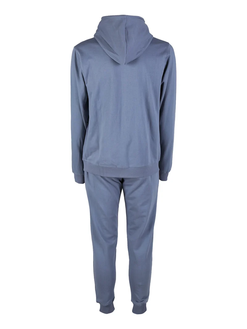 Completo tuta da uomo sportiva con cappuccio e zip - cielo
