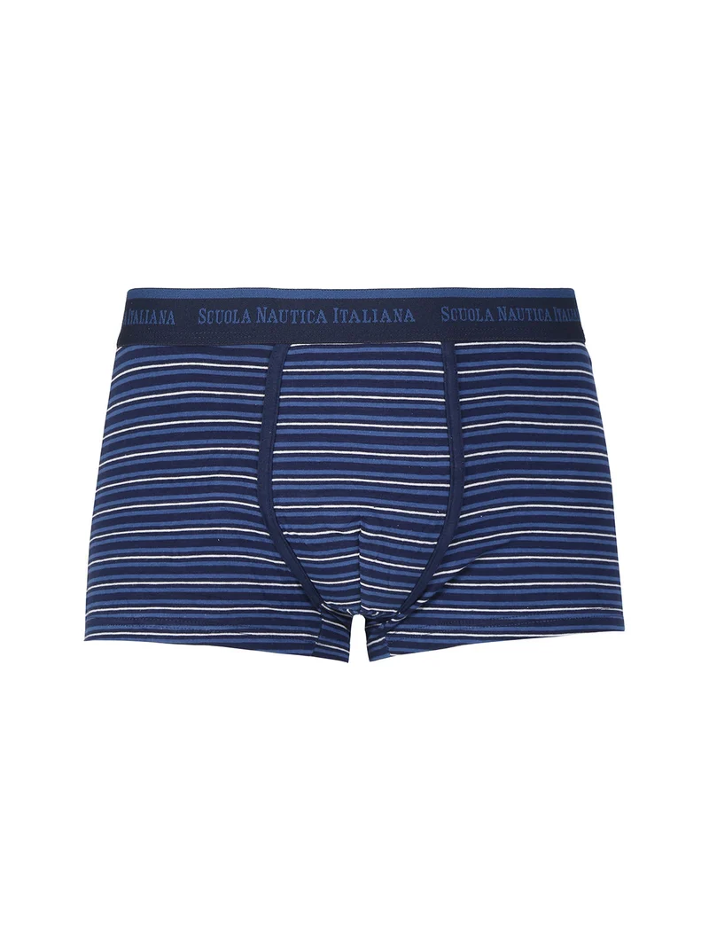 Boxer da uomo rigati - blu scuro