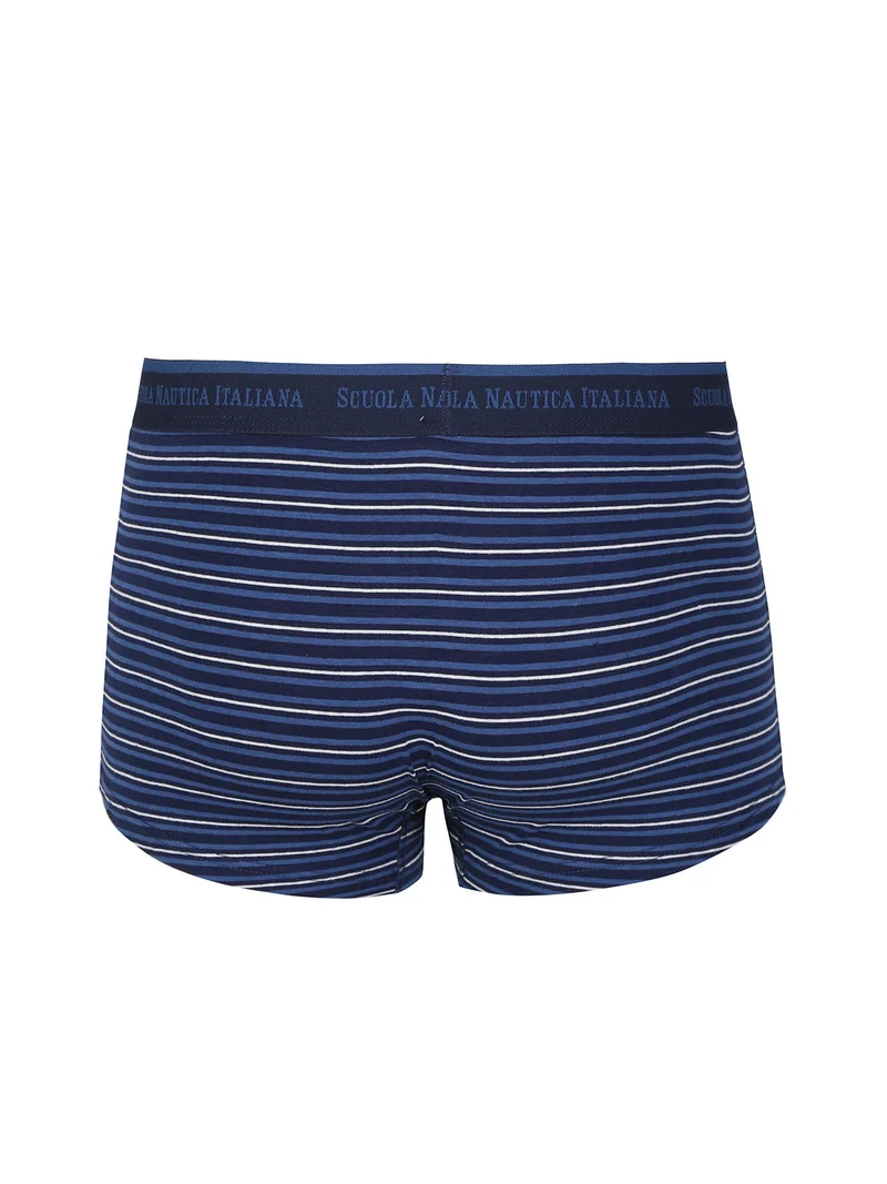 Boxer da uomo rigati - blu scuro