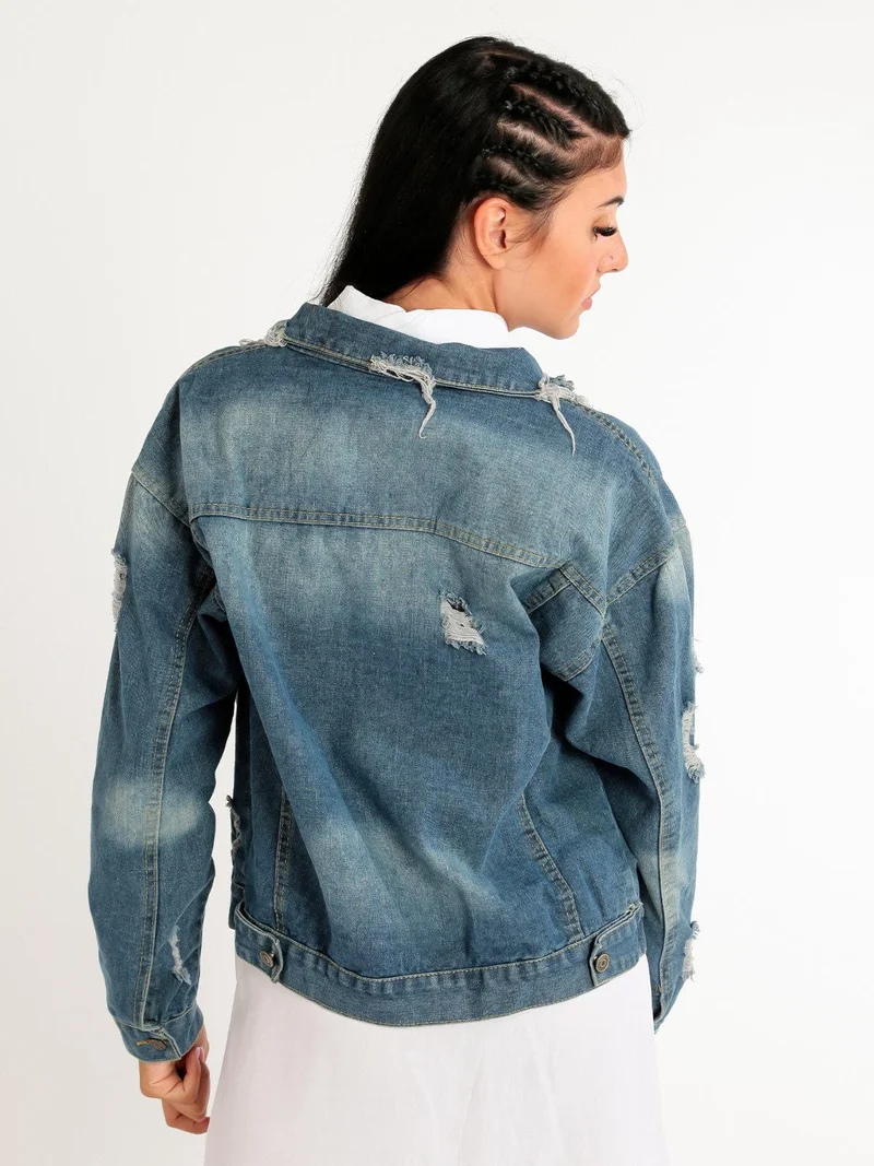 Giacca in jeans oversize donna - jeans