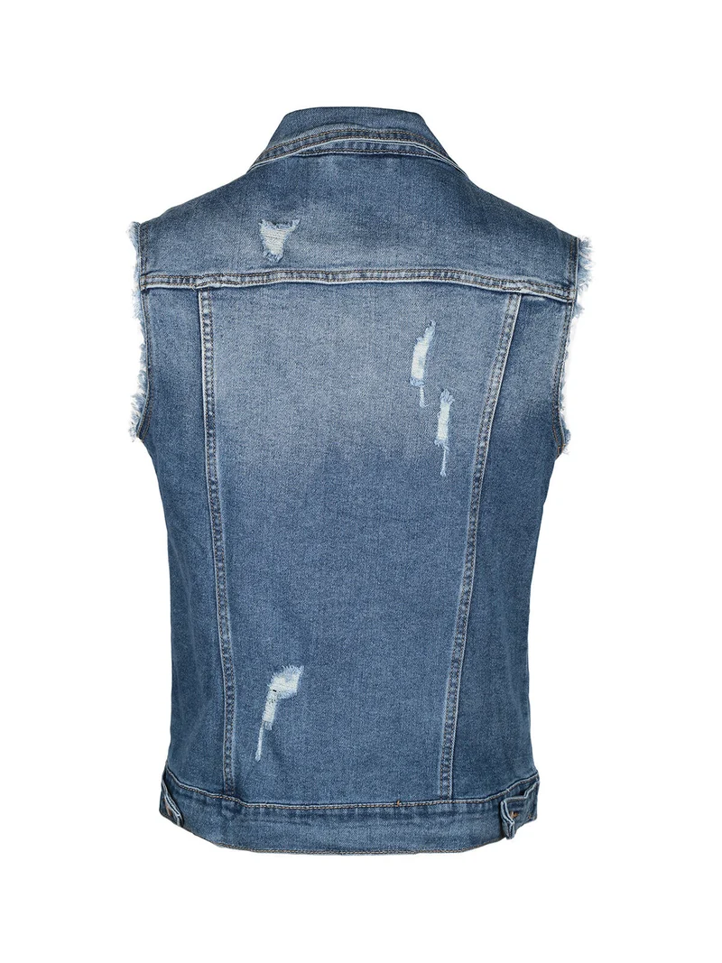 Gilet in jeans da uomo - jeans