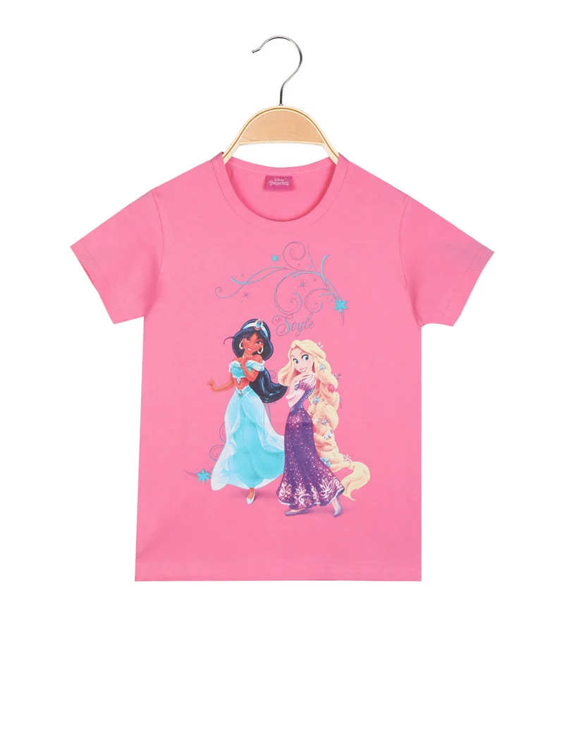 T-shirt da bambina con stampa - rosa