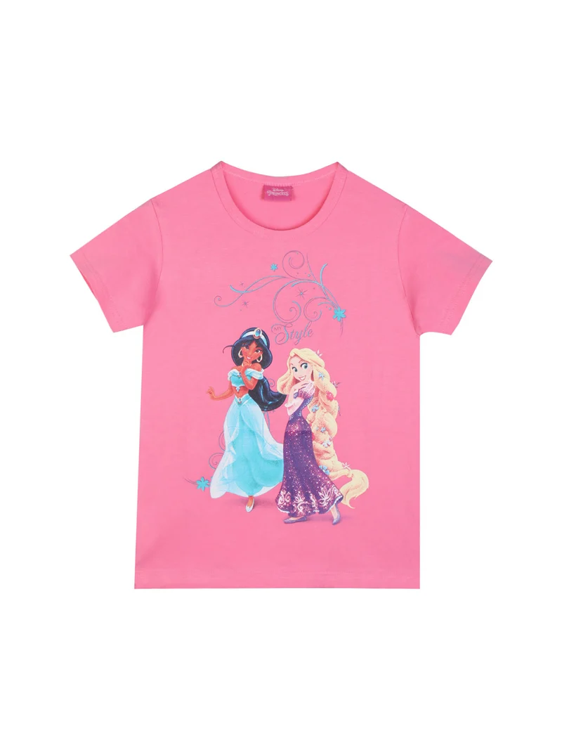 T-shirt da bambina con stampa - rosa
