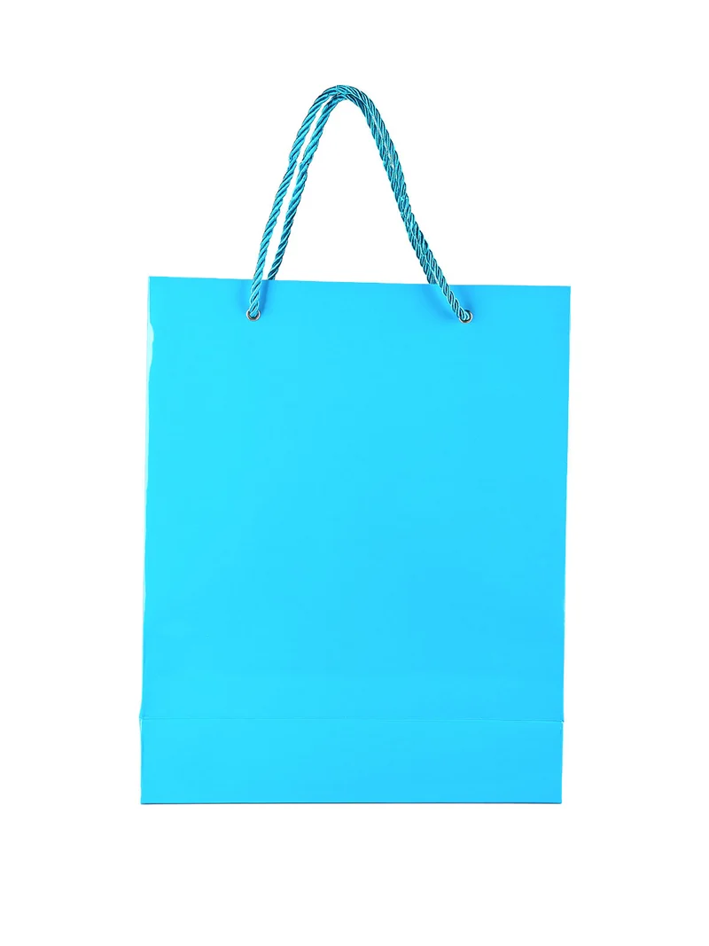 Sacchetto da regalo lucido - blu