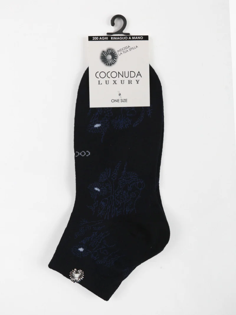 Calze corte da donna - blu scuro