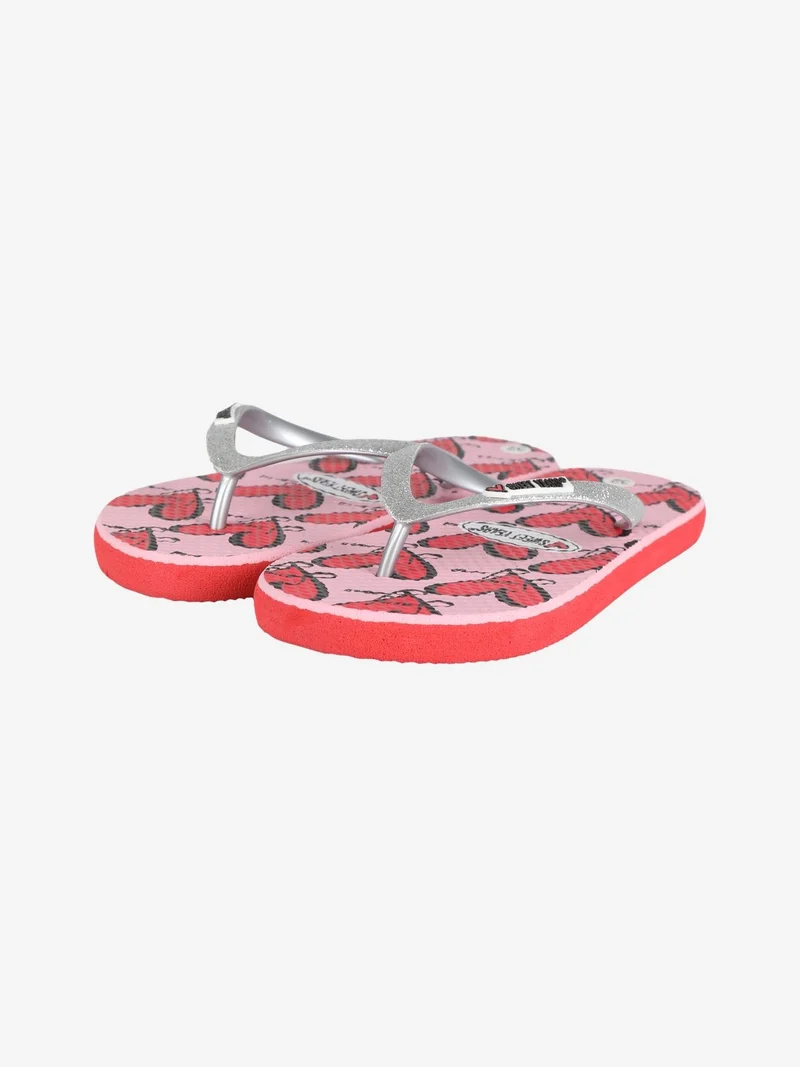 Infradito da bambina con cuori - rosa