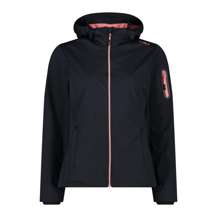 CMP WOMAN JACKET ZIP HOOD Leichte Softshelljacke