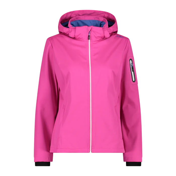 CMP WOMAN JACKET ZIP HOOD Leichte Softshelljacke