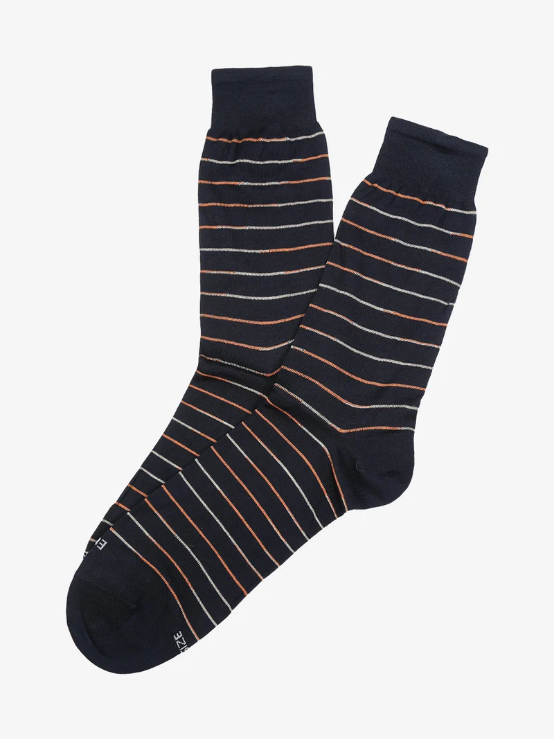 Calza corta da uomo in filo di scozia - arancione