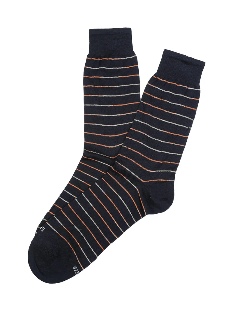 Calza corta da uomo in filo di scozia - arancione