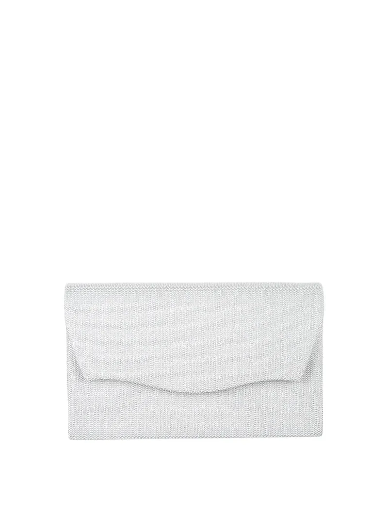 Pochette da donna elegante con brillantini - argento