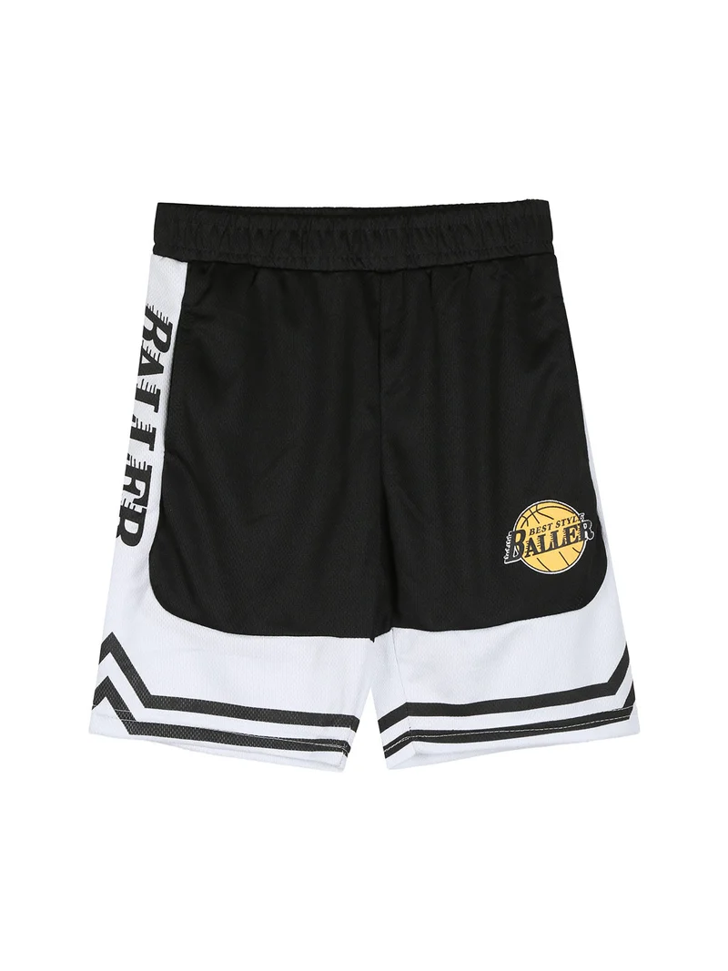 Bermuda sportivi da bambino - nero