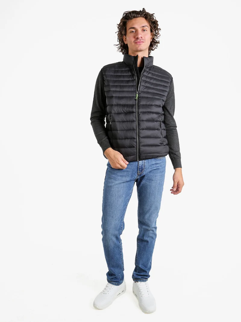 Gilet da uomo imbottito - nero