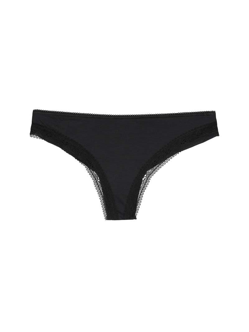 DARLING Brasiliana donna con pizzo - nero