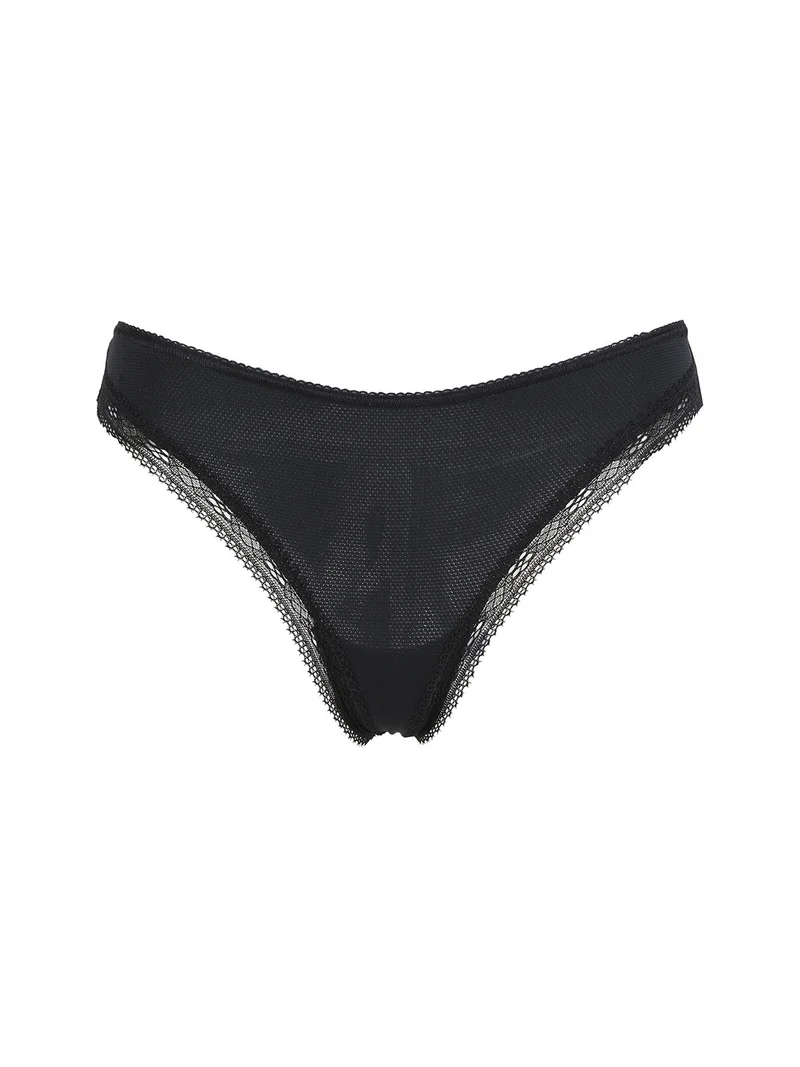 DARLING Brasiliana donna con pizzo - nero