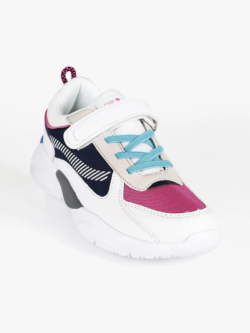 Scarpe sportive bambina con strappo GD21522 - bianco