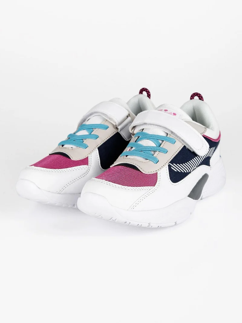 Scarpe sportive bambina con strappo GD21522 - bianco