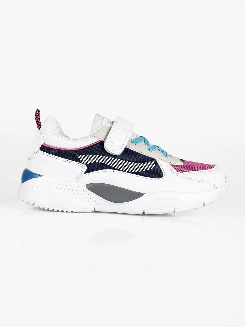 Scarpe sportive bambina con strappo GD21522 - bianco
