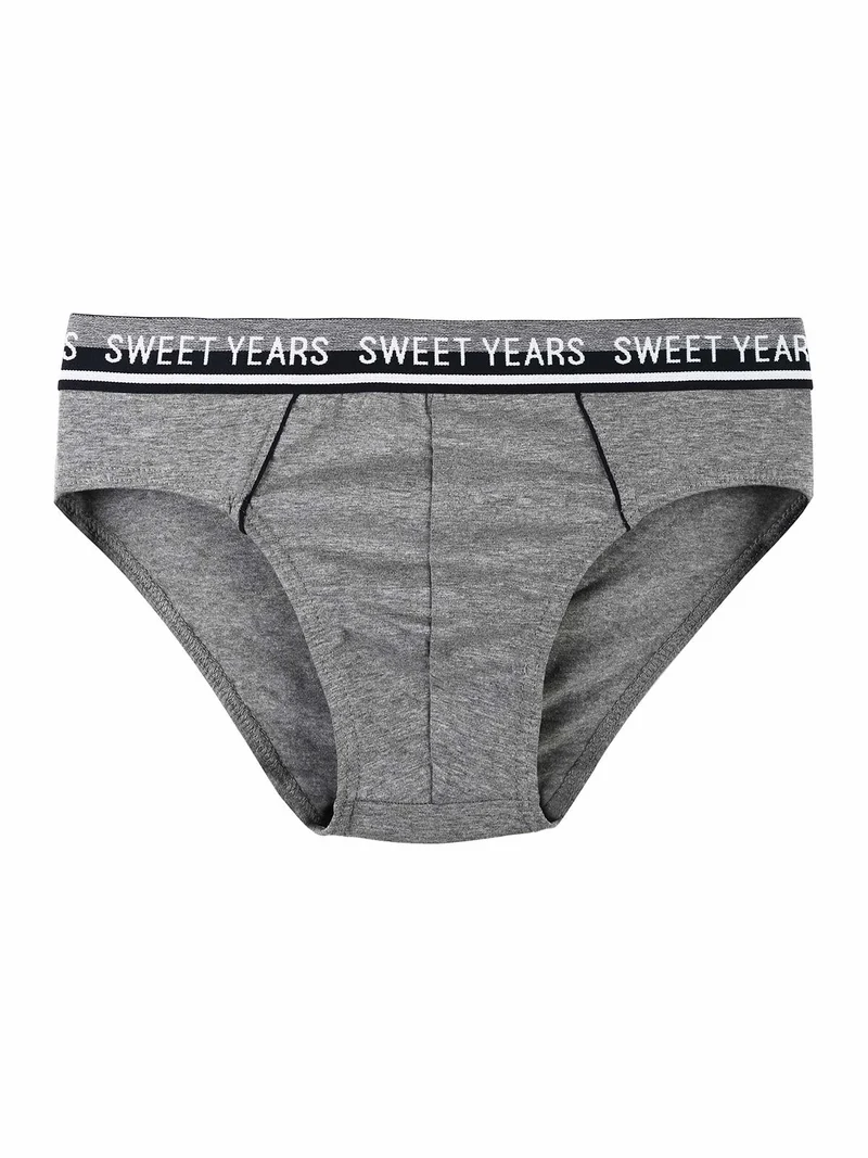 Slip uomo in cotone elasticizzato - grigio