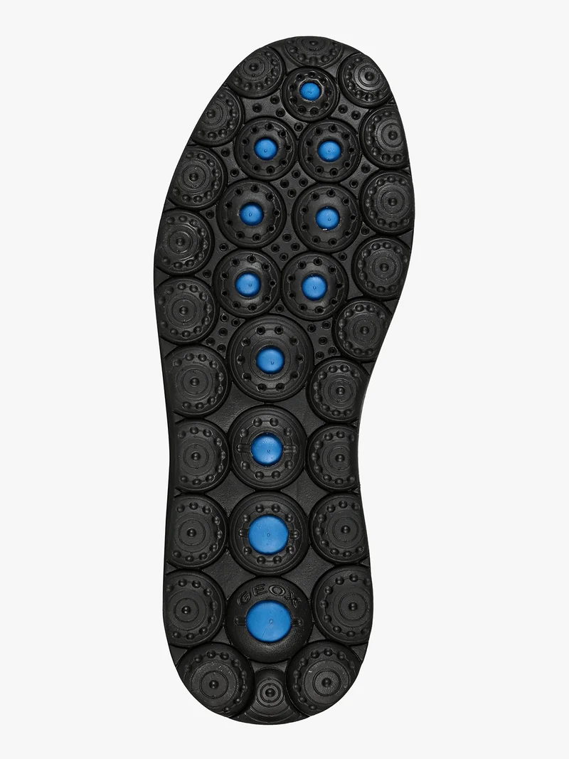 U SPHERICA A - KNITTED Sneakers da uomo in mesh - nero