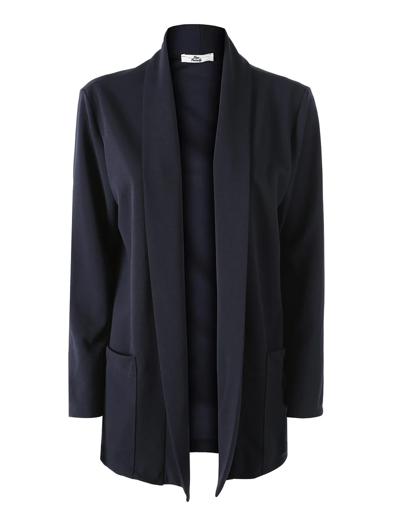 Blazer donna aperto - blu scuro