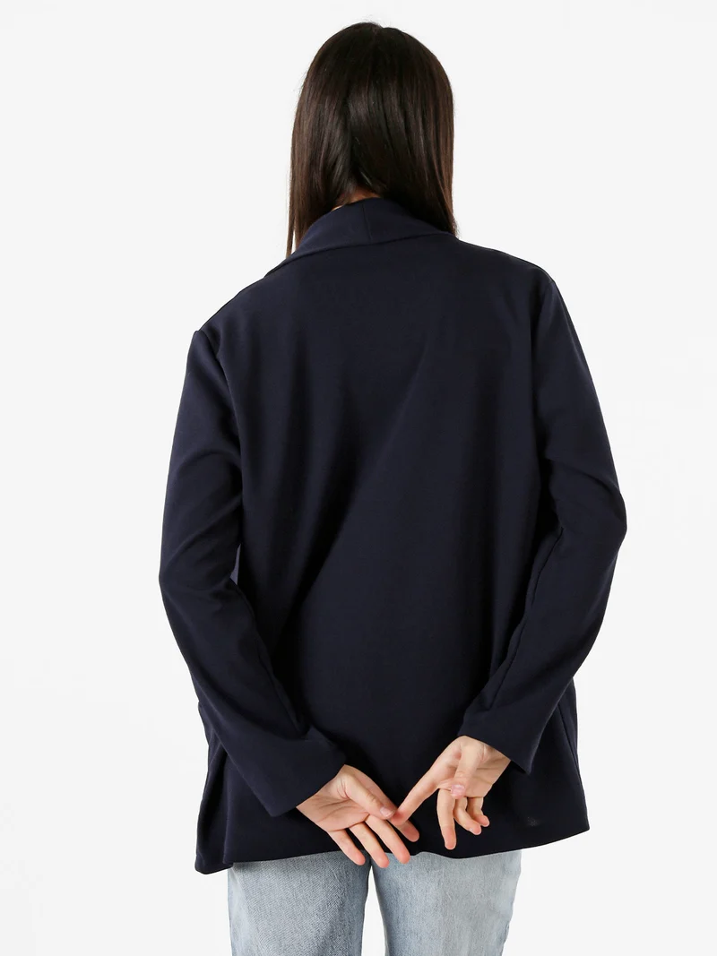 Blazer donna aperto - blu scuro