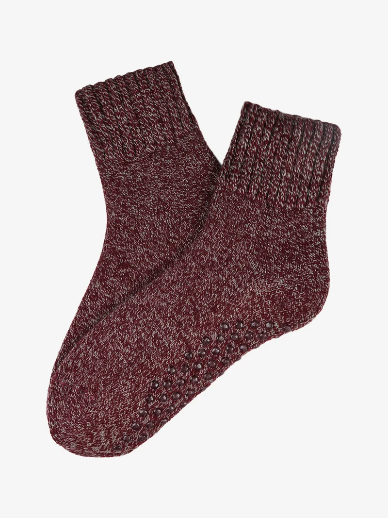 Calze antiscivolo donna - bordeaux