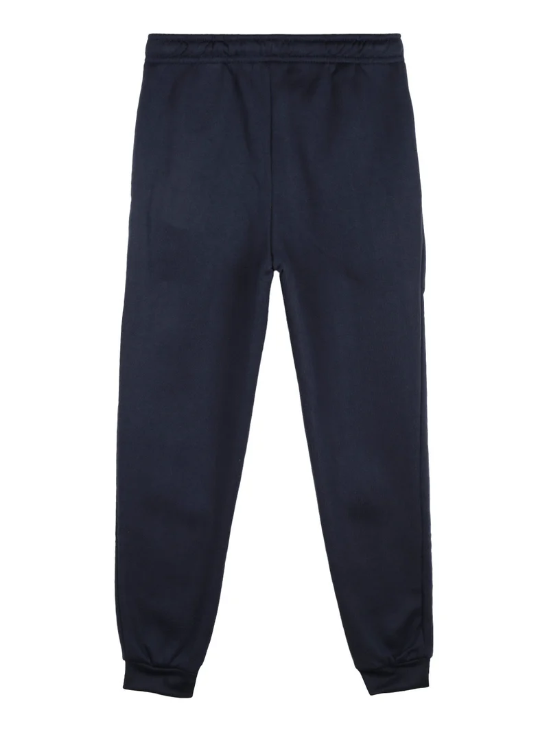 Pantaloni tuta felpati da bambina - rosa