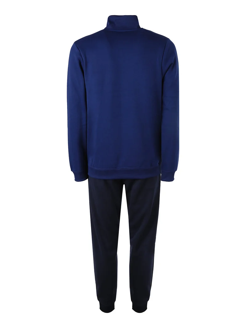 Completo tuta da uomo full zip con interno felpato - bluette