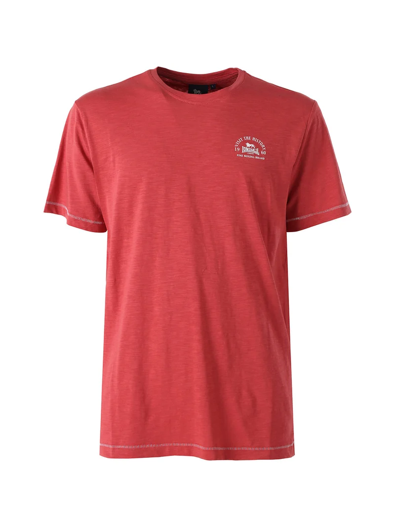 T-shirt da uomo in cotone - corallo