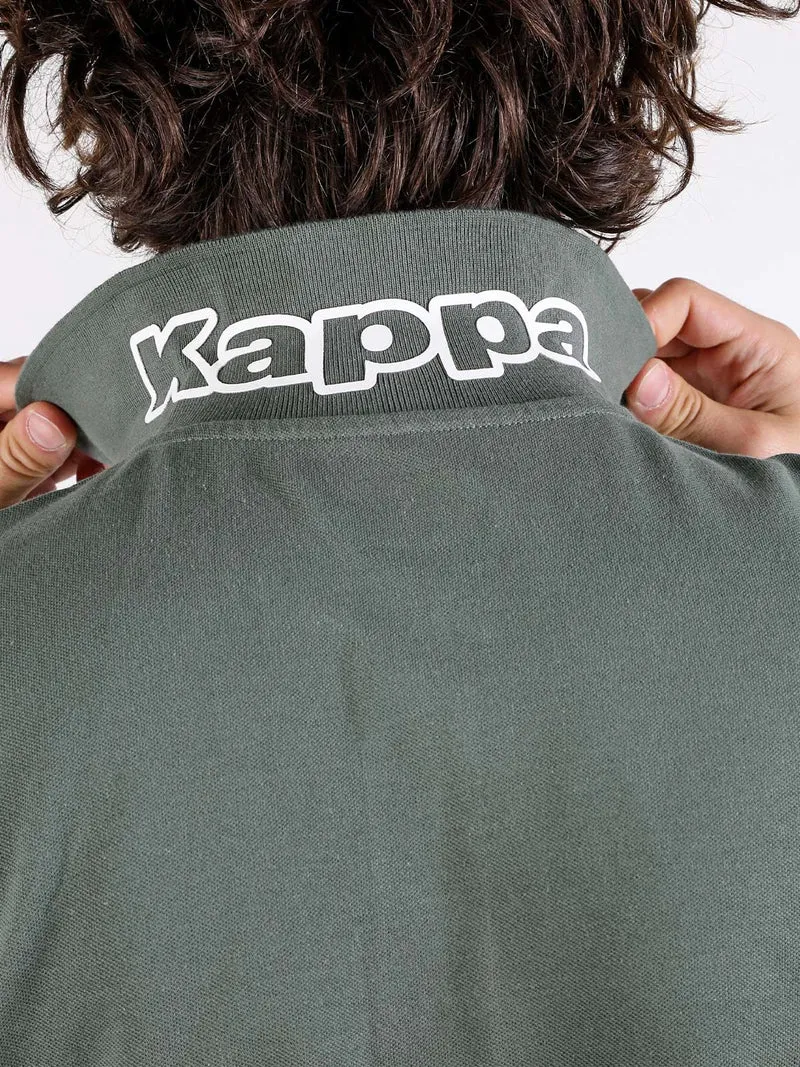 Kappa Polo da uomo in cotone a manica corta con logo
