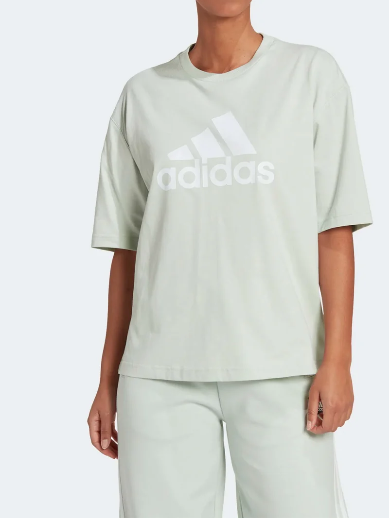 HK0508 T-shirt donna modello oversize - verde chiaro