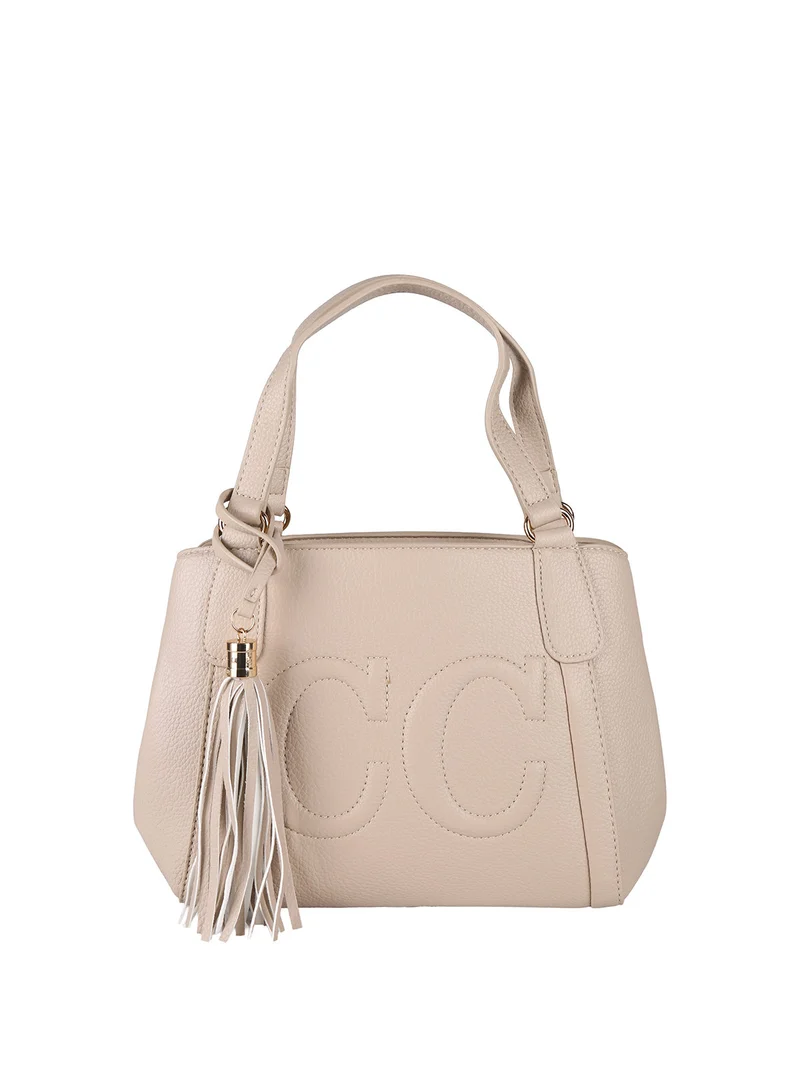 Borsa donna mini tote in ecopelle - khaki