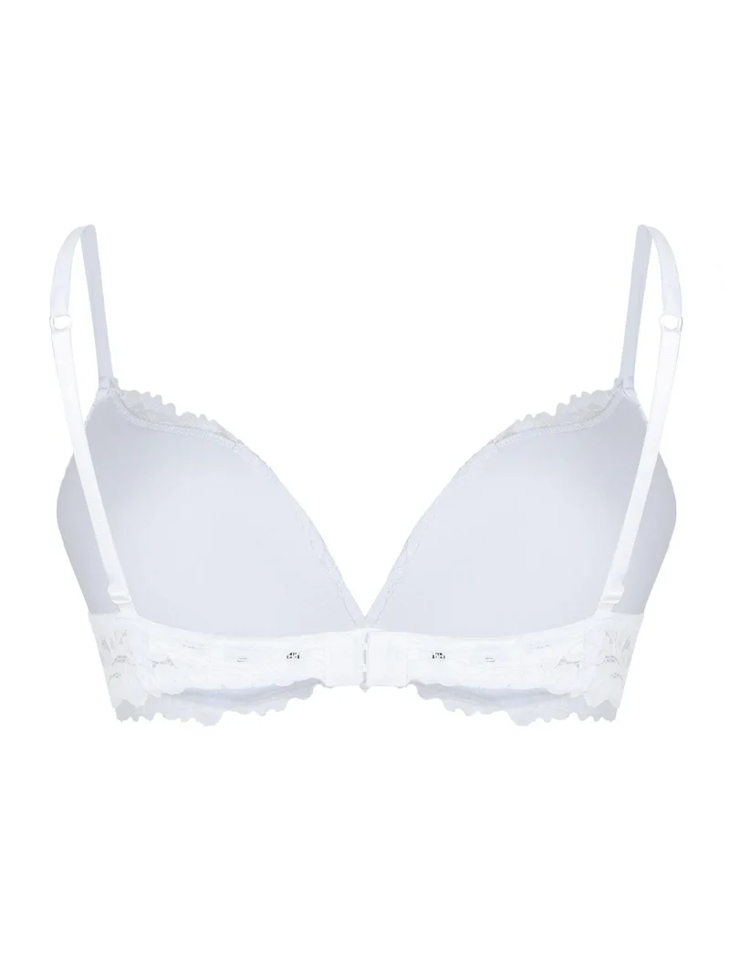 5011 Reggiseno push up senza ferretto COPPA B - bianco
