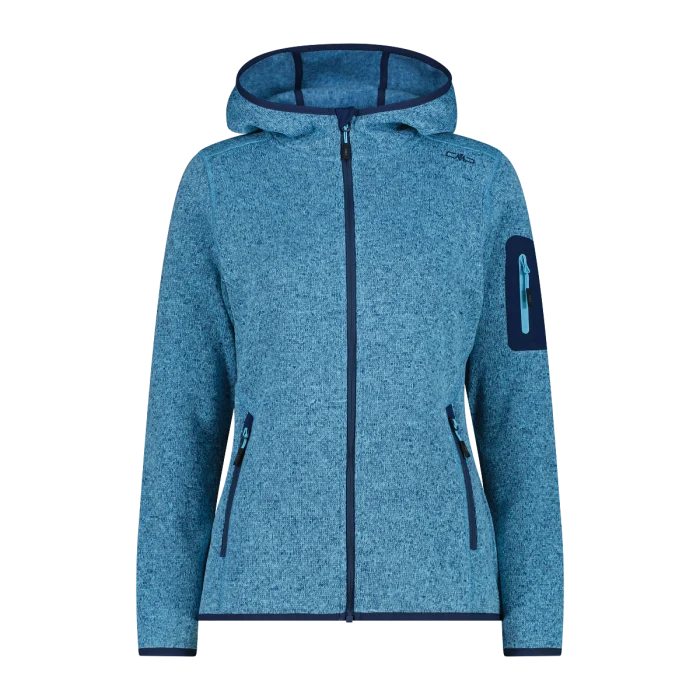 CMP Woman Jacket Fix Hood Fleecejacke Damen