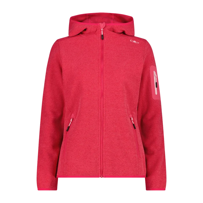 CMP Woman Jacket Fix Hood Fleecejacke Damen