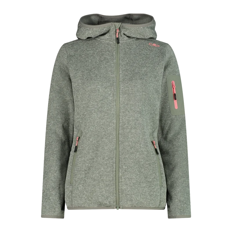 CMP Woman Jacket Fix Hood Fleecejacke Damen