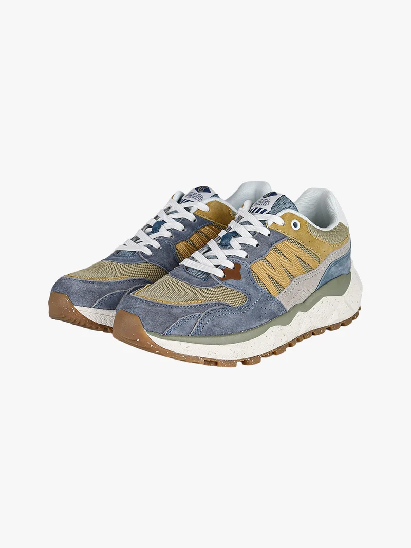 Sneakers da uomo stringate - azzurro