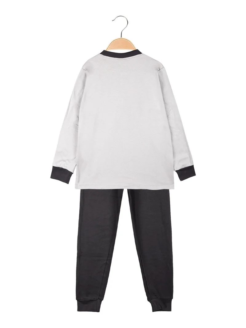 Pigiama lungo da bambino - grigio