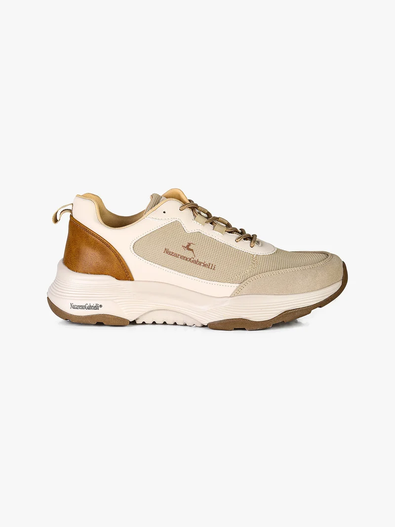 Sneakers casual da uomo - sabbia