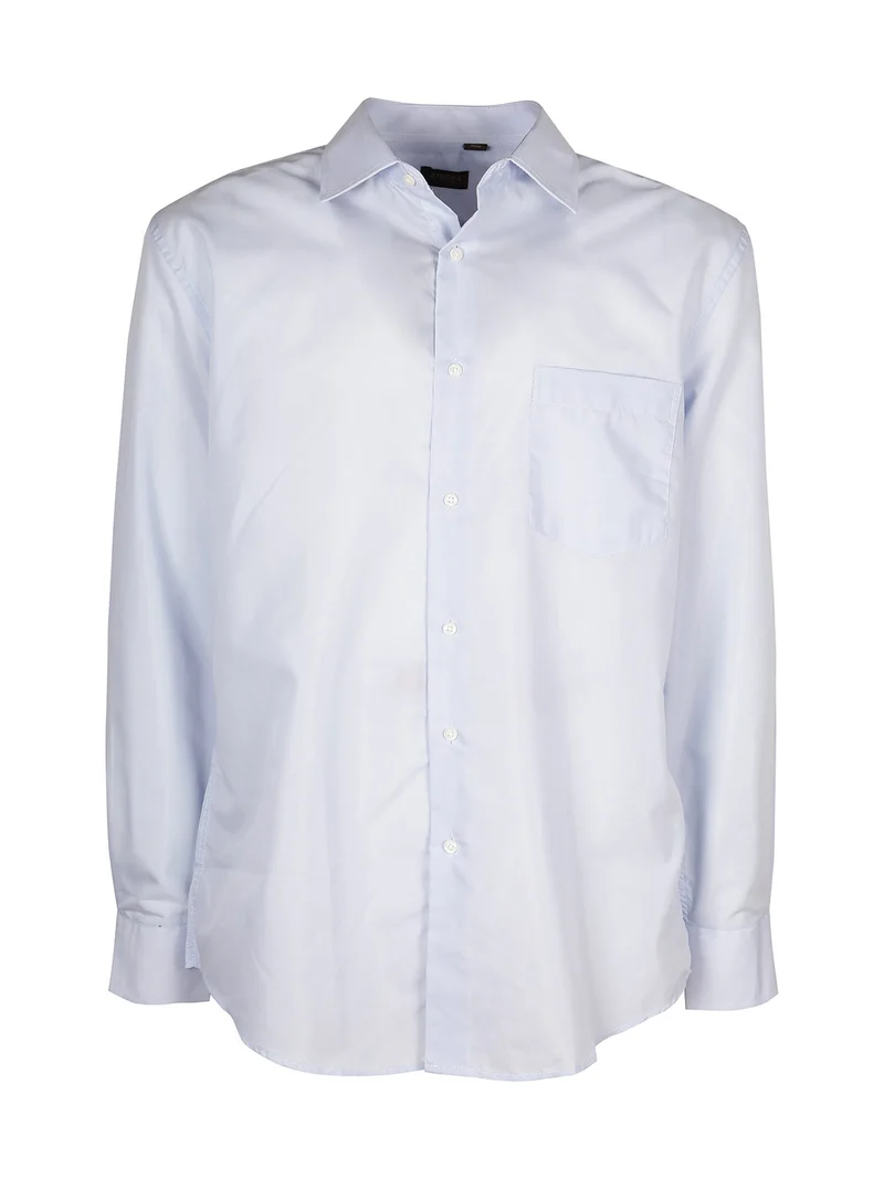 Camicia da uomo regular fit a maniche lunghe - azzurro
