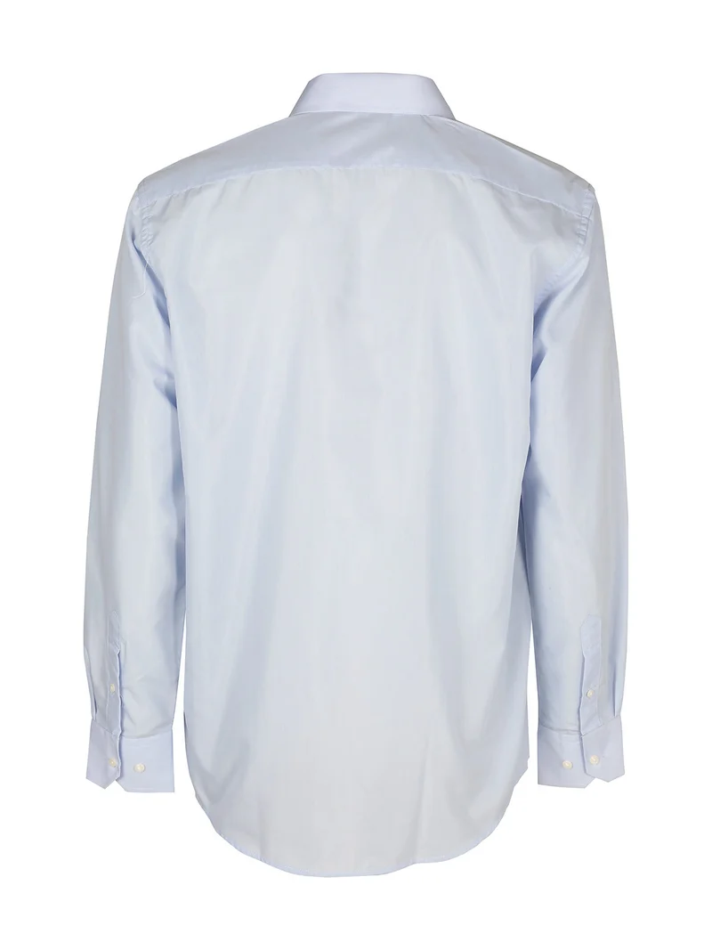 Camicia da uomo regular fit a maniche lunghe - azzurro