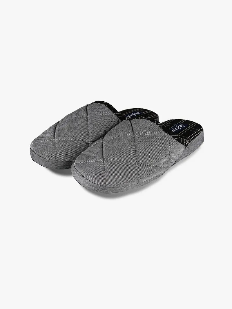 Pantofole uomo in tessuto - grigio