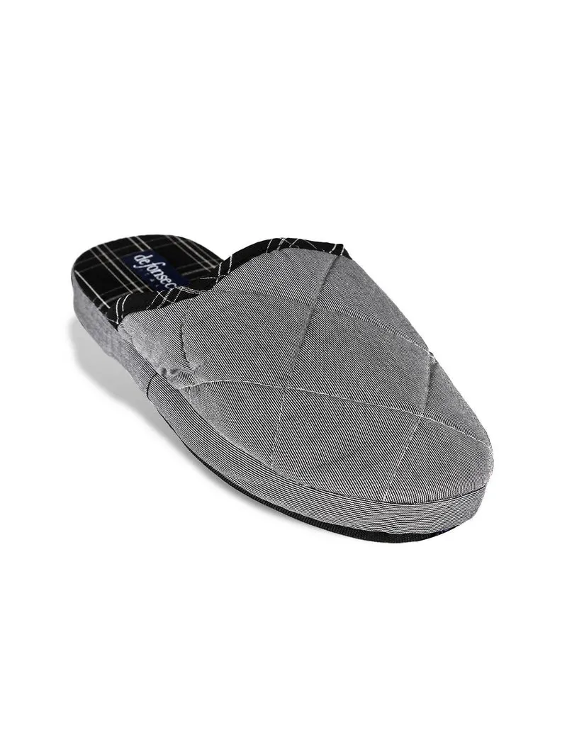 Pantofole uomo in tessuto - grigio